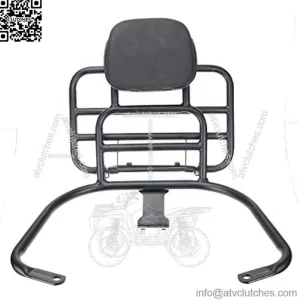 Rear Luggage Rack Bracket Cargo Holder Rear Back Fit for Vespa GTS GTS300 GTV300 HPE (Black)