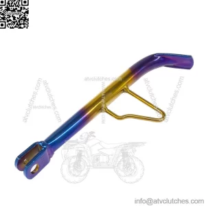 Universal Motorcycle Aluminum Foot Side Stand Adjustable Rod Sides Kickstand For LC135 Y15ZR Electric Dit Pit Bike