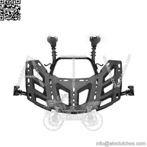 715002881 Rear Tire Cargo Rack LinQ Pivoting Rack For 2017-23 Can Am Maverick X3