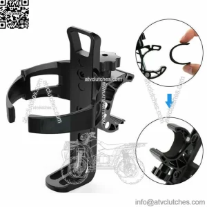 Cup Holder Drink Beverage Mount 360 Swivel FOR Universal ATV UTV Bike Wheelchair