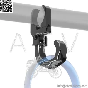 1.6"-2" Roll Bar Helmet Hook Headset Hanger Mount for Polaris Can Am X3 UTV ATV