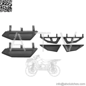 Front & Rear Lower Door Inserts Panel Plastic For Honda Talon 1000X-4