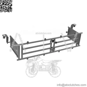 Heavy Duty Rear Cargo Tailgate Bed Extender For 2017-2023 Polaris Ranger XP 1000