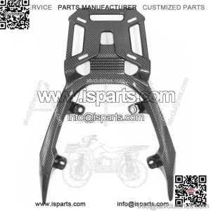 REAR WHEEL FENDER SUPPORT LUGGAGE RACK CARRIER CARBON FIT HONDA ADV150 ADV 20-21 (For: Honda)