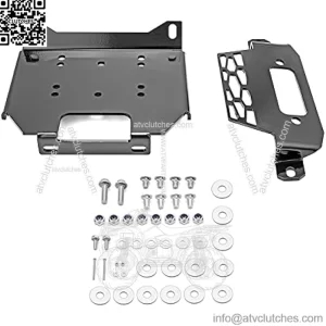 Winch Mount Plate Bracket Kit Compatible with 2014-2019 Polaris RZR 900/1000/XP Turbo & General 1000 EPS