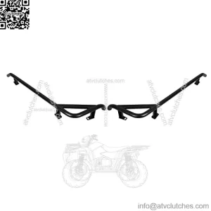 Bars Rock Sliders Compatible with 2014-2022 Polaris RZR XP 1000/ Turbo/Turbo S, RZR 900/900 XC/S 900/ S 1000 (2 Doors) Left & Right Heavy Duty Black Tree Kickers Side Bar Replacement