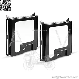 RZR Seat Base Accessories, 2 Pack UTV RZR Seat Lowering Base Seat Lower 1.5" and Recline 6 Degree Adjustment Bracket For Polaris RZR 800/900 / S 1000 / XP 1000 / XP Turbo/General (Black)