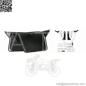 Black Metal Doors for 2008-2014 Polaris RZR 800/ S 800/ XP 900/570, 2 Pair Accessories