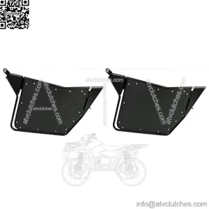 UTV Doors Fits for 2008-2014 Polaris RZR XP 900/800/800 S/570 2 Door Models,Heavy Duty Dual Stage Automotive Style Slam Latch (Set of 2).