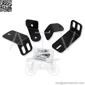 A-Pillar Roll Bar Upper Over Hood Mounting Brackets Compatible with 30" LED Light Bar Compatible with Polaris RZR 900 900S 1000 Turbo