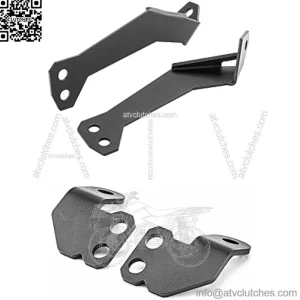 Upper Roof Brackets Light Bar Mount & Rear Backup LED Mount Whip Flag Light Pod Brackets Compatible with Polaris RZR 900 1000