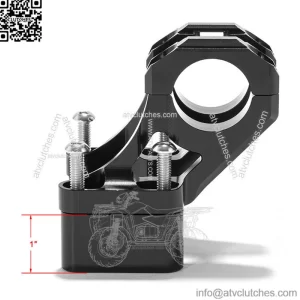 Custom 1" 1.5" 2" Motorcycle Handlebar Risers Mount Clamps for Segway X260 / Sur-ron Light Bee / Talaria Sting