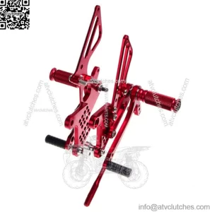 Anodized Motorcycle Racing Rearsets