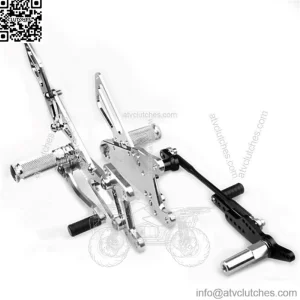 Smooth Movement Knurled Adjustable Rearsets Motorcycle