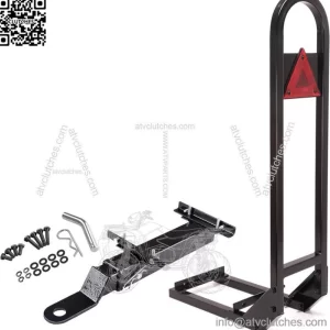 Golf Cart Rear Seat Safety Grab Bar With Trailer Hitch for Yamaha EZGO Club Car