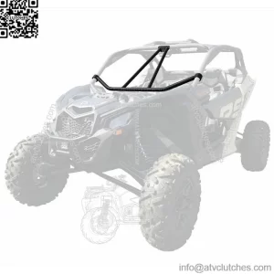 2016+ Can-Am Maverick X3 Black Intrusion Bar/V-Bar