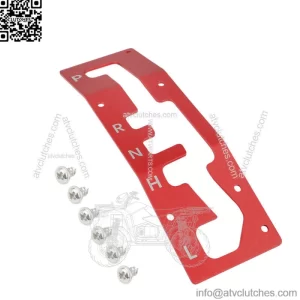 Shifter Gate Plate Panel For Can-Am Maverick X3 TURBO Models 2017+ Red