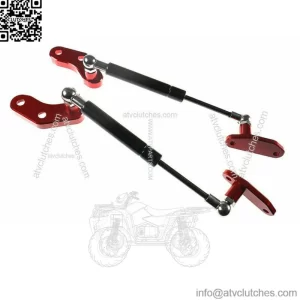 For Can-Am Maverick X3 2017-2020 Black & Red Aluminum Anodized Door Opener Kits