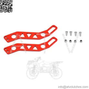 Steel Anodized Red Door Latches Handles Kit Fits Can-Am Maverick X3 & Max