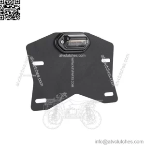 Universal LED License Plate Light Holder for ATV/UTV Can Am X3 Polaris RZR 1000 (For: John Deere Gator HPX HPX815E)