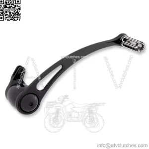 Arlen Ness 10 Gauge Brake Arm Black Aluminum +1" Peg Harley Touring Softail 00+ (For: Harley-Davidson)