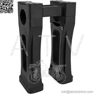Trask Performance 7" Assault Risers Clamp Black Harley 17+ Softail Fat Bob FXFB (For: Harley-Davidson)