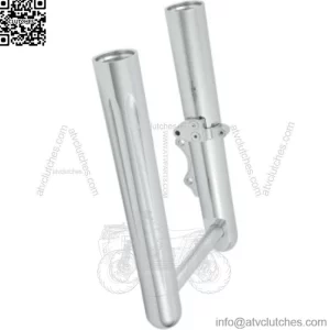 Arlen Ness Hot Legs Chrome Deep Cut Lowers Sliders Axle 00-07 Harley Touring (For: Harley-Davidson)