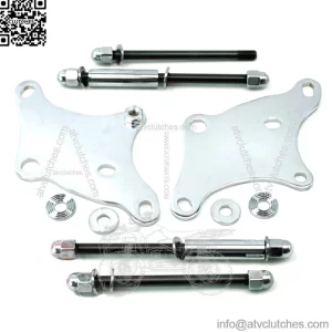 Chrome Lower Motor Mount Kit With Bolts Harley Ironhead Sportster 1952-1981 KH (For: Harley-Davidson)