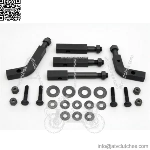 Replica Footboard Mount Bracket Kit Parkerized Harley EL FL Knucklehead Panhead (For: Harley-Davidson)
