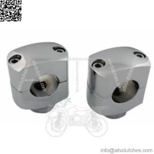 Chrome 1 1/2" Shorty Short Riser Risers Set Harley 1" Handlebars Harley Custom (For: Harley-Davidson)