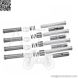 Drag Specialties Chrome Pushrod Tubes Covers Harley Late 1979-1984 Shovelhead (For: Harley-Davidson)