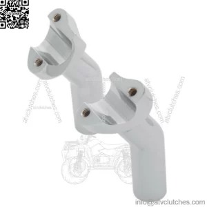 Drag Specialties Chrome Pullback 4 1/2" Handlebar Risers Harley Dyna Softail XL (For: Harley-Davidson)