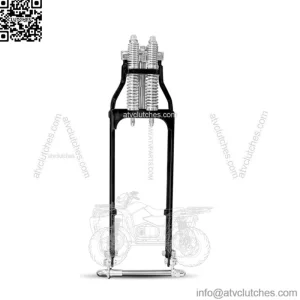 DNA 4" Under 18" Black Springer Wide Glide Front End Harley Chopper Softail Dyna (For: Harley-Davidson)