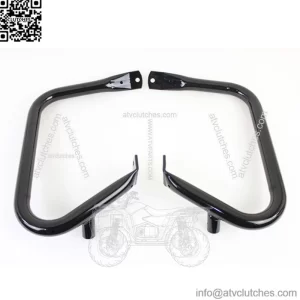Black Rear 1 1/4" Buffalo Frame Crash Engine Guard Bar 97-13 Harley Touring FLT (For: Harley-Davidson)