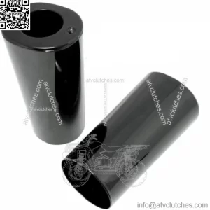 Drag Black Smooth Fork Tube Sliders Covers Tins Harley Touring Softail (For: Harley-Davidson)