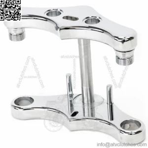 Ultima Zero Rake Chrome Billet Triple Trees Hidden Stem Harley Softail FXST 41MM (For: Harley-Davidson)