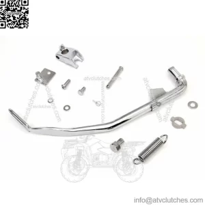 Chrome Jiffy Kickstand Leg Spring Hardware Kit Harley Dyna Wide Super Glide FXD (For: Harley-Davidson)