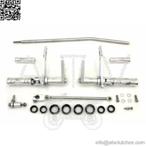 Billet Polished Forward Controls Control With Pegs Harley Dyna Lowrider FXD FXDL (For: Harley-Davidson)