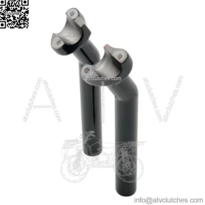 Drag Specialties Black Pullback Handlebar Risers 8 1/2" Harley Dyna Softail XL (For: Harley-Davidson)