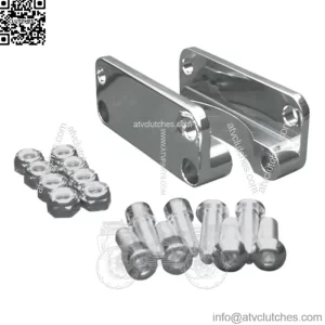 Covingtons Chrome Fender Riser Adapter Harley Touring Bagger 1980-2013 21" Wheel (For: Harley-Davidson)