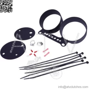 Dual Speedometer Tach Indicator Lights Gauge Mounting Bracket Kit Harley FXD XL (For: Harley-Davidson)