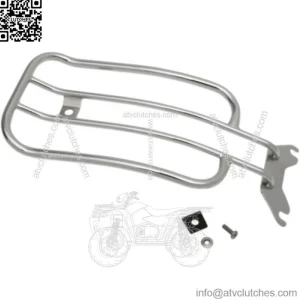 Chrome 7 Solo Luggage Rack Harley Softail Heritage Classic Deluxe 18+ (For: Harley-Davidson)