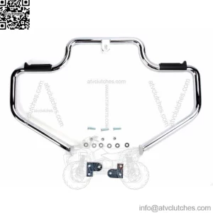Chrome Lindby Multibar Engine Guard Highway Bar Harley Dyna w/ Forward Controls (For: Harley-Davidson)