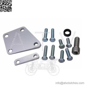 Chrome Kickstand Jiffystand Wedge Mount Lowering Kit 1981-2006 Harley Touring (For: Harley-Davidson)
