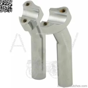 Hard Drive Chrome 5.5" Pullback Forged Risers Harley Sportster Super Glide Drag (For: Harley-Davidson)
