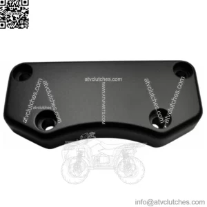 Black Handlebar Riser Top Clamp Harley Dyna Softail FXR Sportster Chopper Custom (For: Harley-Davidson)