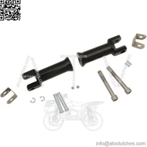 Drag Specialties Black Passenger Footpeg Pegs Mount Kit Harley Softail 18+ FL FX (For: Harley-Davidson)