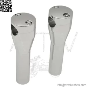 Drag Specialties Chrome 6" Socket Head Handlebar Risers Harley Softail Touring (For: Harley-Davidson)