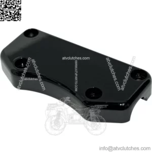 Drag Specialties Black Smooth Buffalo Handlebar Riser Top Clamp Harley Custom (For: Harley-Davidson)