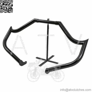 Bad Dad 975 Black Pointed Engine Crash Guard Bar Harley Softail FLST FLS 00-17 (For: Harley-Davidson)